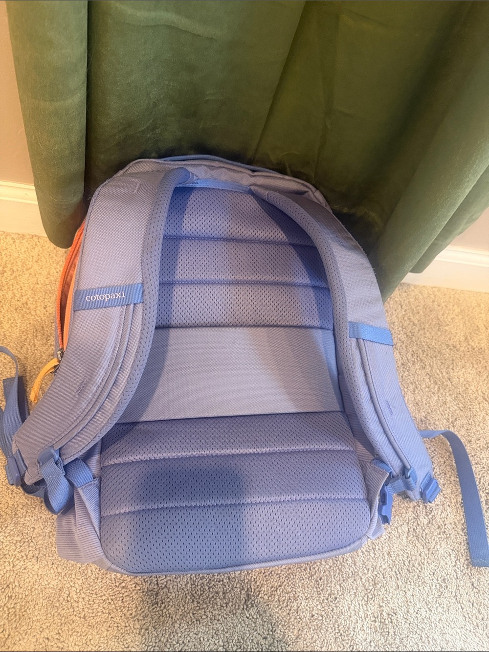 cotopaxi lavender blue backpack with orange accents - Picture 4 of 4